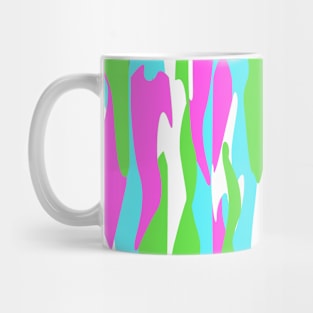 Abstract Spring Tones Inspired Organic Flow Mug